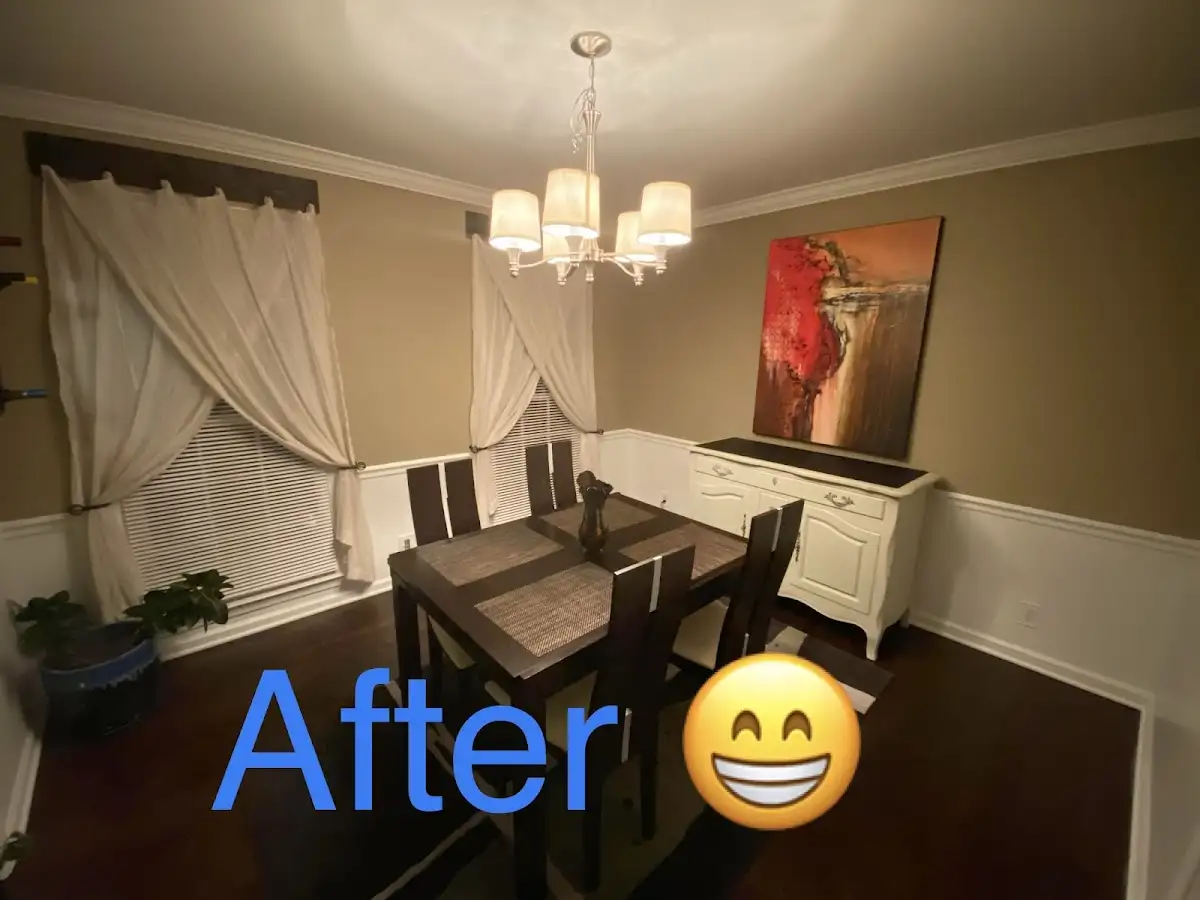 Professional dining room restoration after water damage in Conley