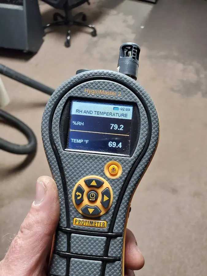 Moisture meter humidity assessment for Fire & Smoke Damage Restoration in Conley